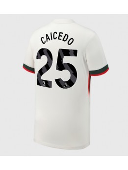 Chelsea Moises Caicedo #25 Gostujuci Dres 2025-26 Kratak Rukavima